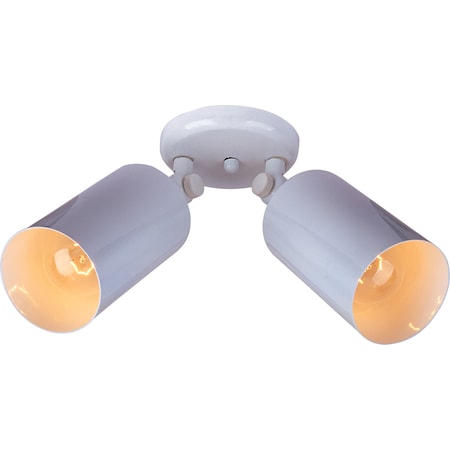 Maxim Lighting Spots 2-Light 16.5" Wide White Flush Mount Light 92011WT
